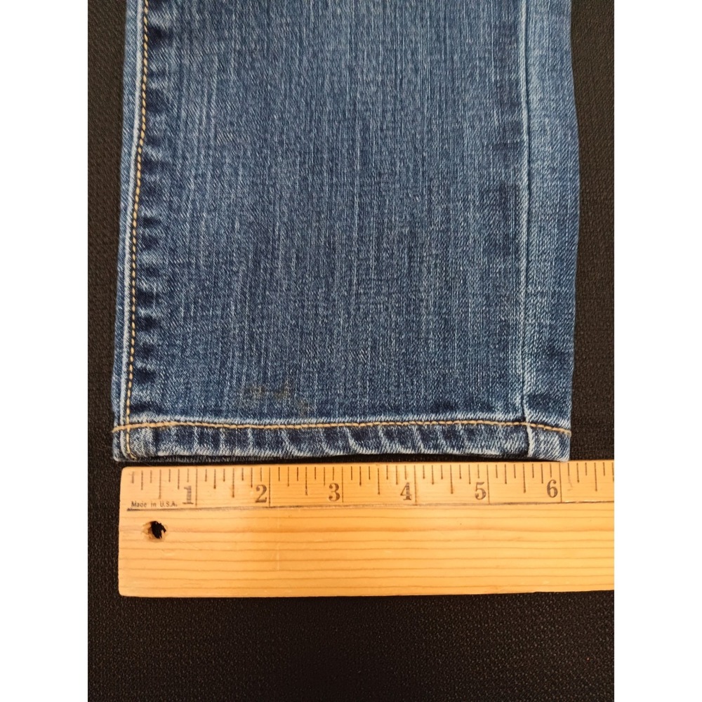 Old Navy Curvy Mid Rise Slim Leg Jeans Blue Medium Wash Women's Size 12 Reg - Picture 3 of 13
